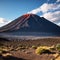 Visiting of Teide national park on Tenerife and view on volcanic landscapes, Canary islands, Spain made with