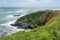 Visitors on the cliff tops at Lizard Point after a stormy night