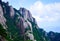 Visitors Climb Huangshan Yellow Mountain at Anhui Province China