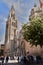 Visitors crowding Cathedral of Toledo Spain