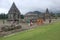 Visitors in Dieng Temple Complex. Dieng, Indonesia