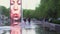 Visitors are enjoying their summer at Crown Fountain in the Chicago downtown area.