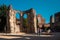 Visitors at Reading Abbey Ruins in Reading, England, United Kingdom