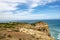 Visitors on rockbound coast, Twelve Apostles, Australia