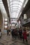 Visitors shop at Higashimuki covered street in Nara Japan