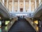 Visitors on stairs in hall of State Russian Museum