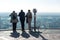 Visitors standing on the Main Tower