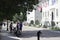 Visitors in the streets of Mackinac Island
