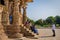 Visitors at Sun Temple, Modhera Gujarat.