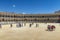 Visitors to the Plaza de Toros or Bullring. The bullring at Ronda is the oldest bullfighting ring in Ronda