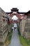 Visitors view flyover of the Emperor Qin Palace in hengdian studios, adobe rgb