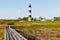 Visitors Walk on Wooden Ramp at Bodie Island Lighthouse