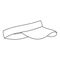 Visor icon, outline style