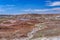 Vista of badlands in Petrified Forest National Park