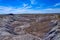 Vista of badlands in Petrified Forest National Park