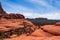 Vista at Chicken Point at the end of a 4x4 trail Broken Arrow in Sedona Arizona