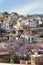 Vista panoramica de casas blancas en Taxco Guerrero MÃ©xico