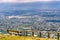 Vista point overlooking San Jose, the heart of Silicon Valley; south San Francisco bay area, California