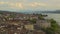 A vista of a portion of Zurich, Switzerland`s Skyline