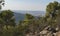 Vista from the Scroll of Fire Viewpoint in the Martyrs Forest near Jerusalem in Israel