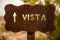 Vista Trail Sign