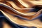 Visual allure: 3D rendering of a dynamic flowing wave cloth background.