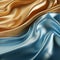 Visual allure: 3D rendering of a dynamic flowing wave cloth background.