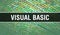 Visual Basic text written on Programming code abstract technology background of software developer and Computer script. Visual