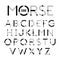 Visual guide learning Morse Code