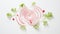 a visual of a single, finely sliced radish