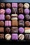 A Visual Symphony: Savory Delights Await Within the Belgian Chocolate Candy Box