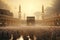 Visualize the spiritual journey of Hajj