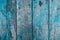 Vitage of rusty wood blue color for abstract texture background