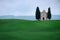 Vitaleta chapel, near Pienza, Val d`Orcia, Orcia valley, province of Siena, Tuscany, Italy