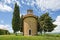 Vitaleta Chapel - Tuscany landscape