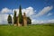 Vitaleta Chapel - Tuscany landscape