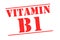 VITAMIN B1 Rubber Stamp