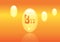 Vitamin B12 shining pill capcule icon . Vitamin complex with Chemical formula, group B, Cyanocobalamin, hydroxocobalamin. Vector i