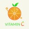 Vitamin C concept, citrus fruits, healthy