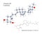 Vitamin D3 Calcitriol - 3d illustration of molecular structure