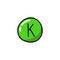 Vitamin K doodle icon