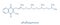 Vitamin K K1, phylloquinone, phytomenadione molecule. Skeletal formula.