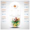 Vitamin And Nutrition Food With Pill Capsule Chart Diagram Infographic