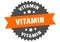 vitamin sign. vitamin circular band label. vitamin sticker