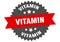vitamin sign. vitamin circular band label. vitamin sticker