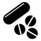 Vitamins pills icon, simple style