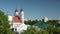 Vitebsk, Belarus. View Of Church Of Resurrection In Summer Sunny Day. Zoom, Zoom In