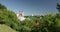 Vitebsk, Belarus. View Of Church Of Resurrection In Summer Sunny Day. Zoom, Zoom In