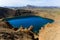 Viti crater and lake in Krafla volcanic area