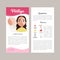 Vitiligo vector infographics.
